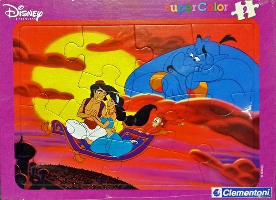 Puzzel 9 stukken - Aladdin -Disney - Clementoni