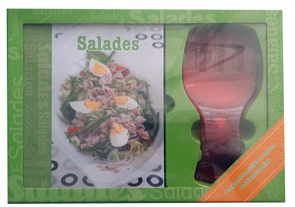 Salades Recepten boekbox met Saladehandjes
