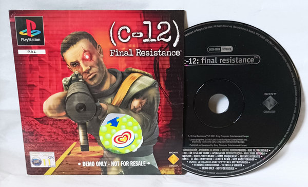 (c-12) Final Resistance Demo Disc - PlayStation 1