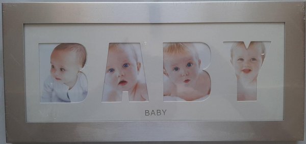 Fotolijst Zilver Baby - 20 x 42 x 2,5 cm (lxbxh)