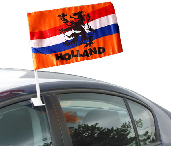 Autovlaggen Holland met Leeuw