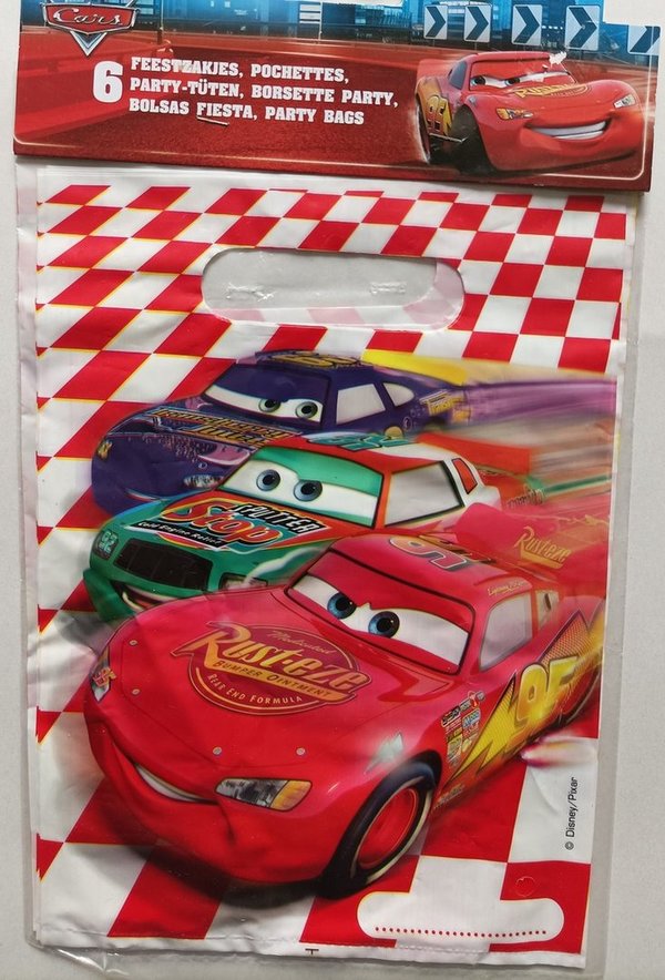 Feestzakjes - Cars - Plastic - Disney Pixar