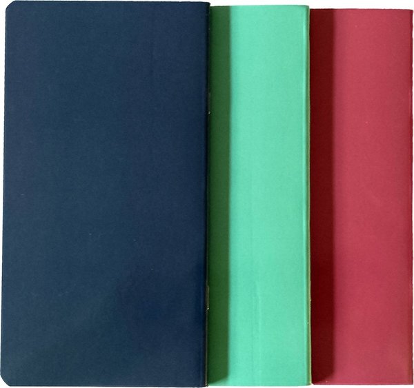 Navul set dagboek - Inhoud 3 stuks ( blanco-diary-dotted )