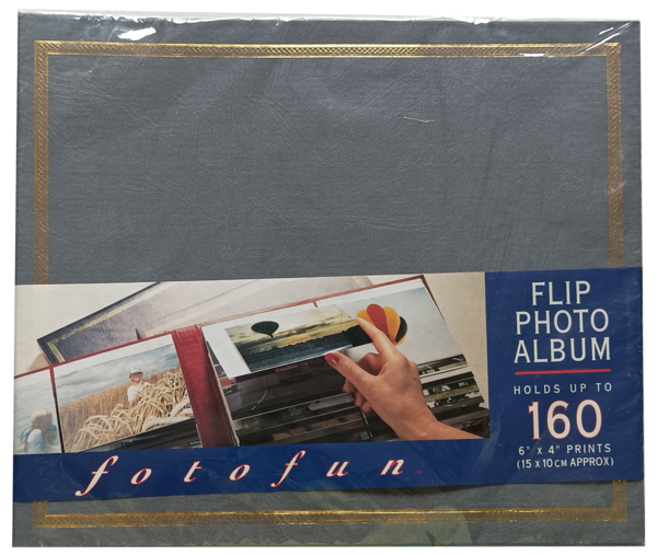 Flip Photo Album - 160 foto's 15x10cm - Anker - Grijs
