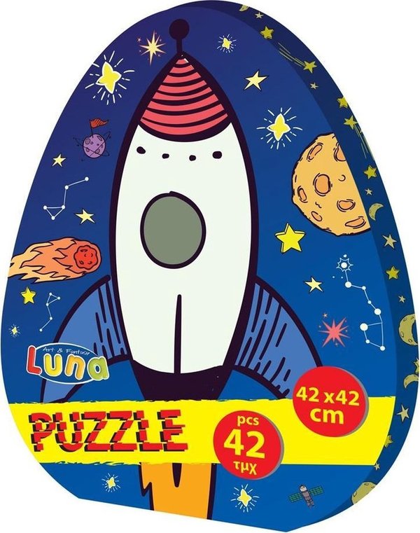 Luna Legpuzzel Ruimteschip 42 Stukjes